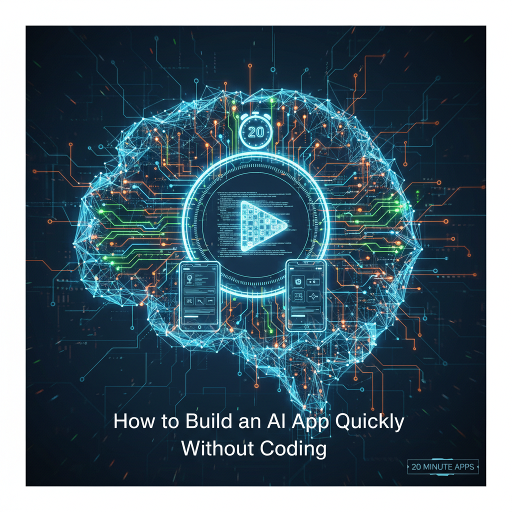 How to Build an AI App Quickly Without Coding