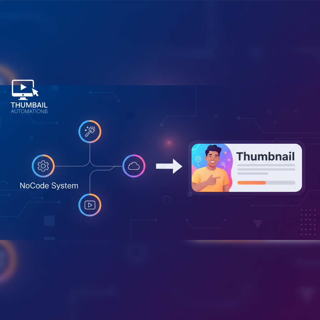 Master How to Automate YouTube Thumbnails with Unique NoCode System