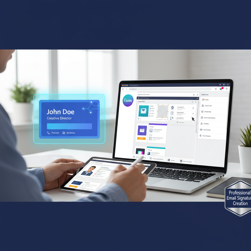 Create a Professional Email Signature with Canva Easily