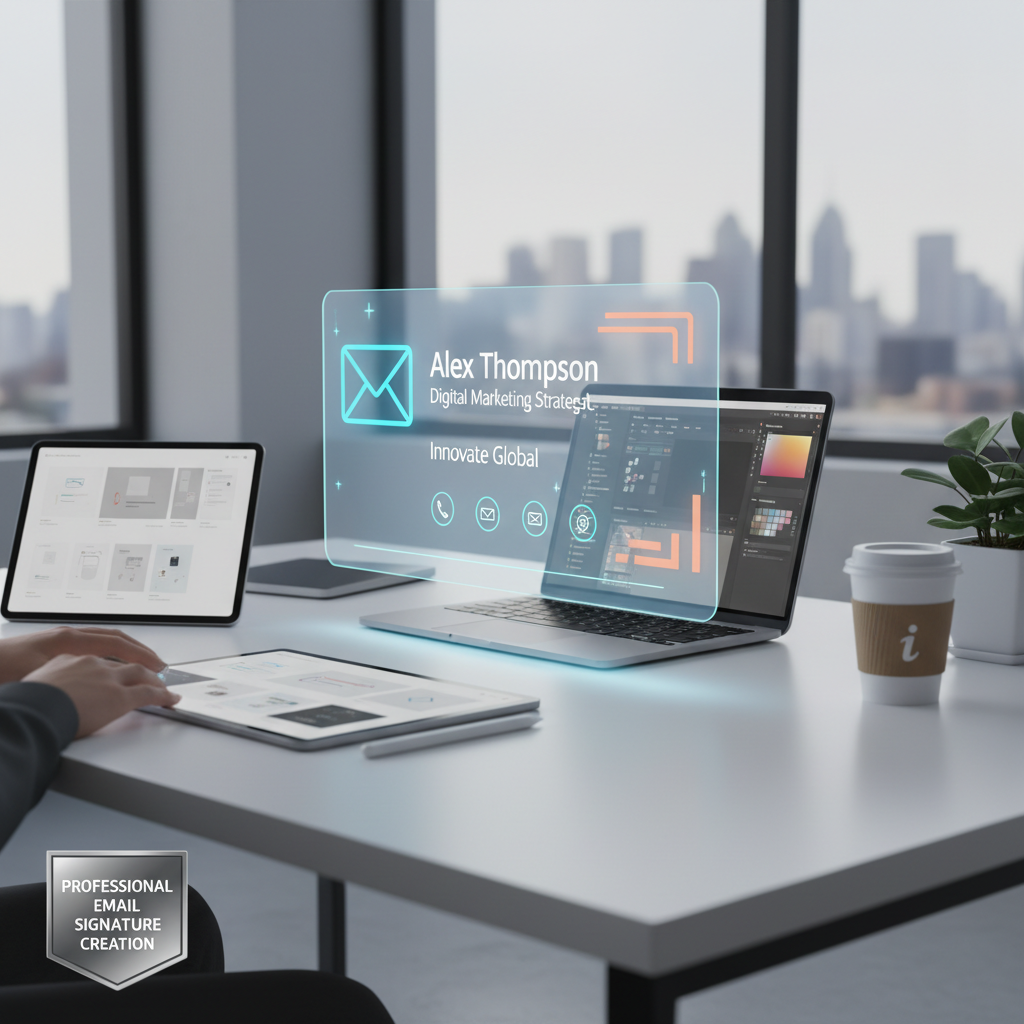 Create a Professional Email Signature Using Design Tools