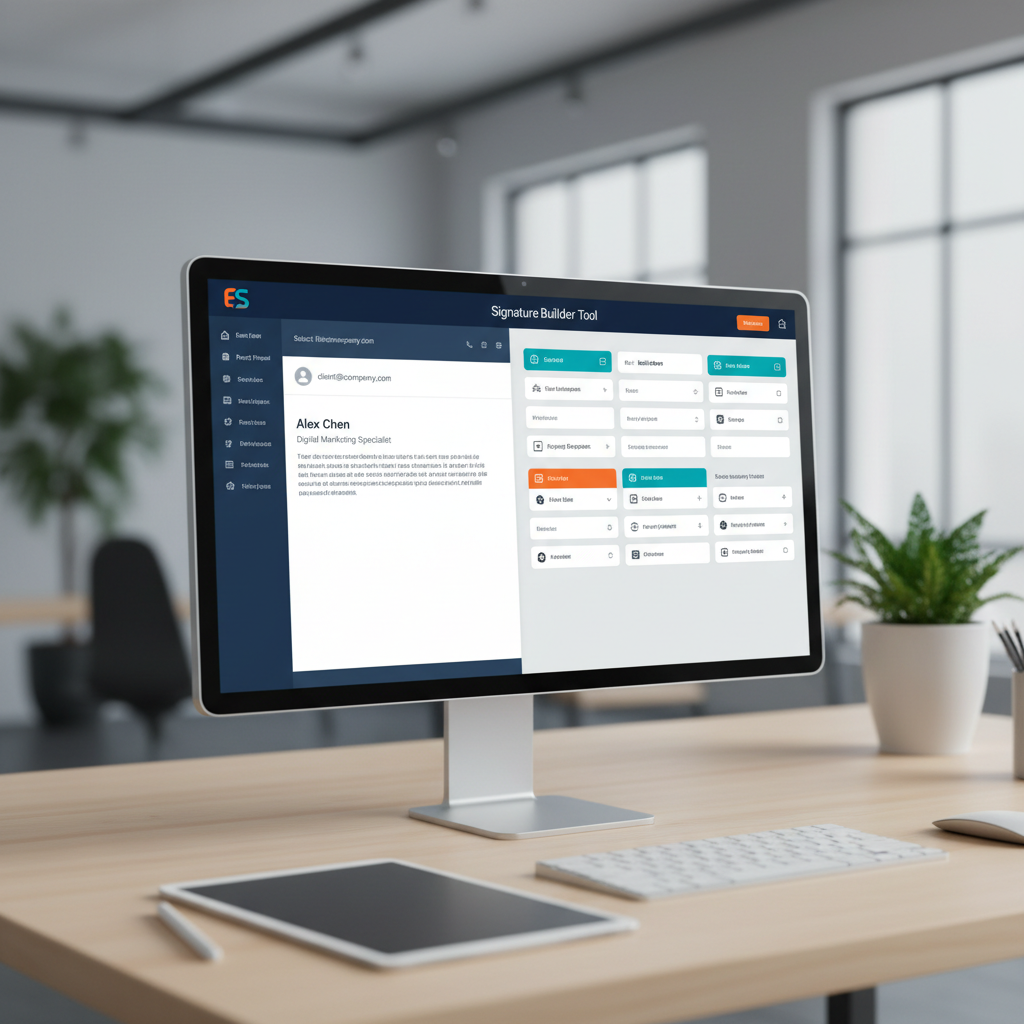 How to Create a Professional Email Signature Template Easily